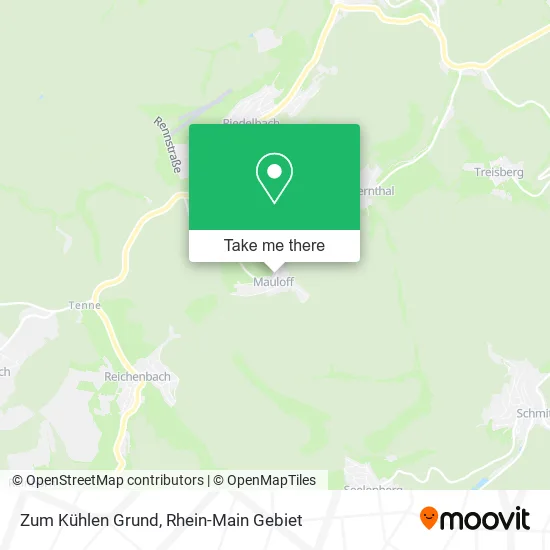 Карта Zum Kühlen Grund