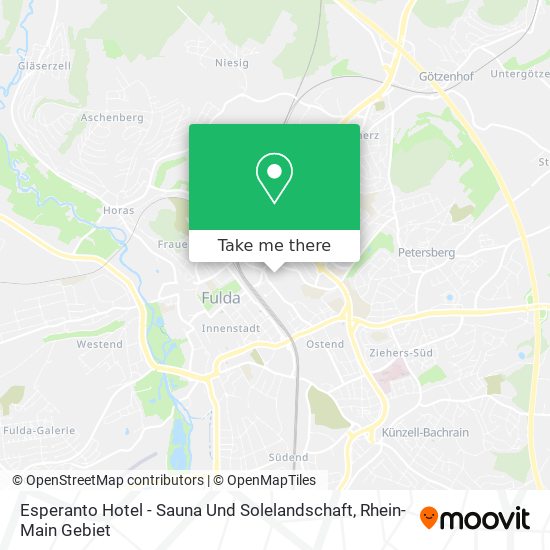 Карта Esperanto Hotel - Sauna Und Solelandschaft