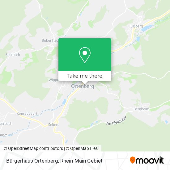 Bürgerhaus Ortenberg map