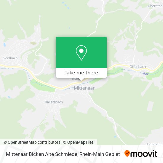 Карта Mittenaar Bicken Alte Schmiede