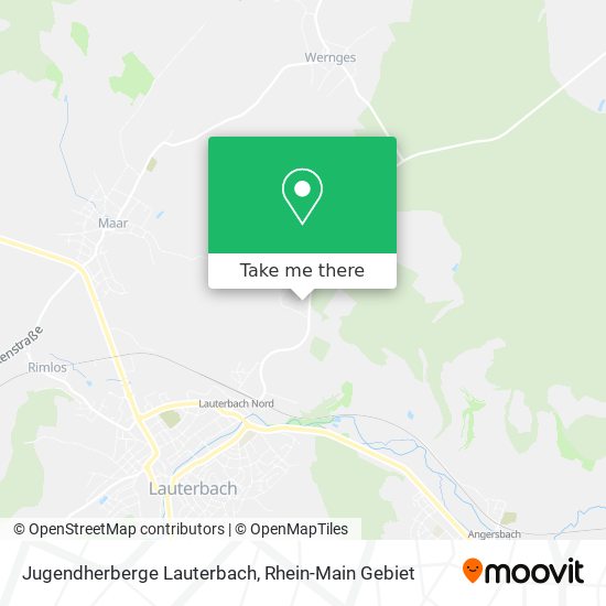 Jugendherberge Lauterbach map