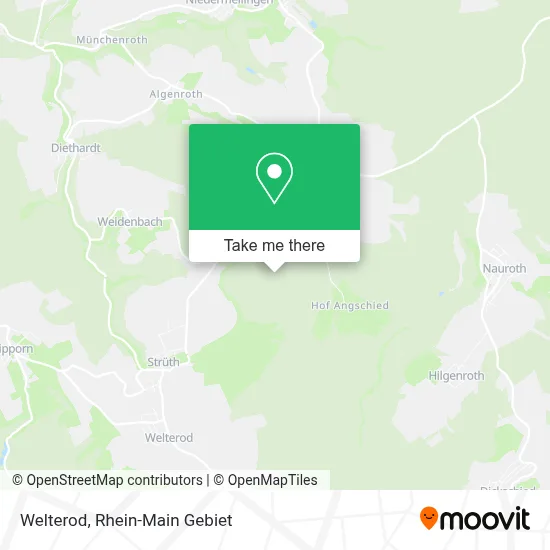 Welterod map