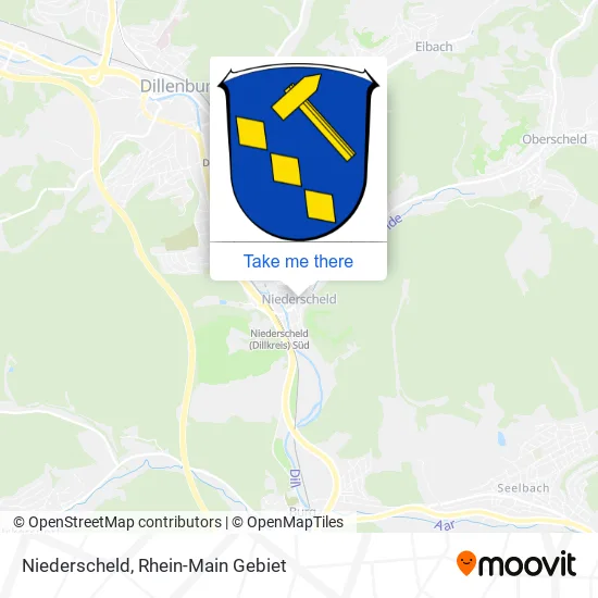Карта Niederscheld