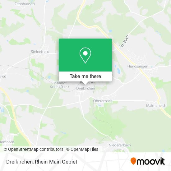 Карта Dreikirchen