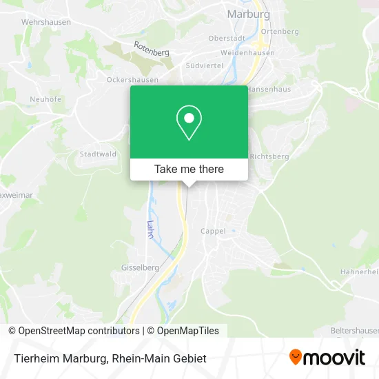 Карта Tierheim Marburg