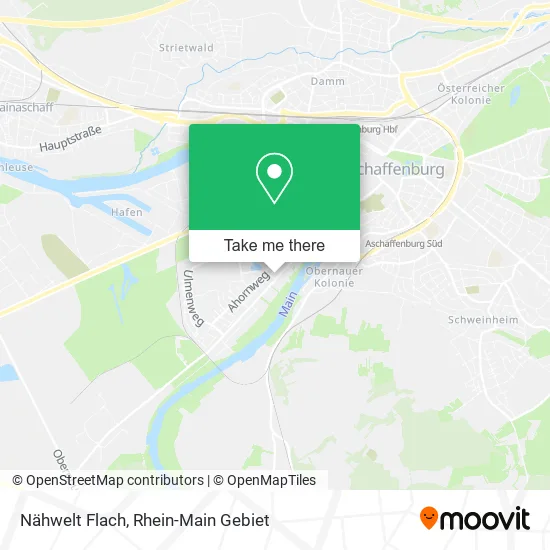 Карта Nähwelt Flach