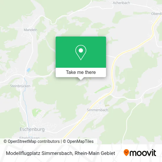 Modellflugplatz Simmersbach map