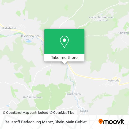 Baustoff Bedachung Mantz map