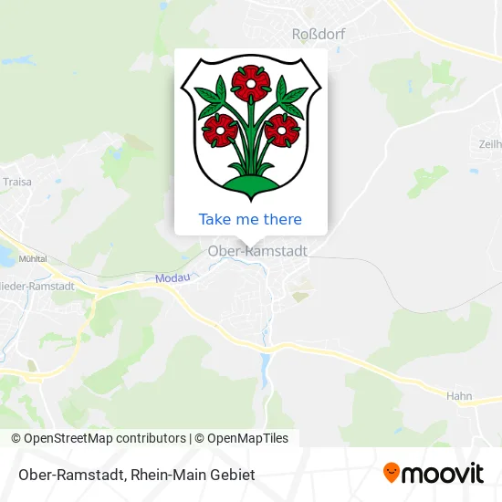 Карта Ober-Ramstadt