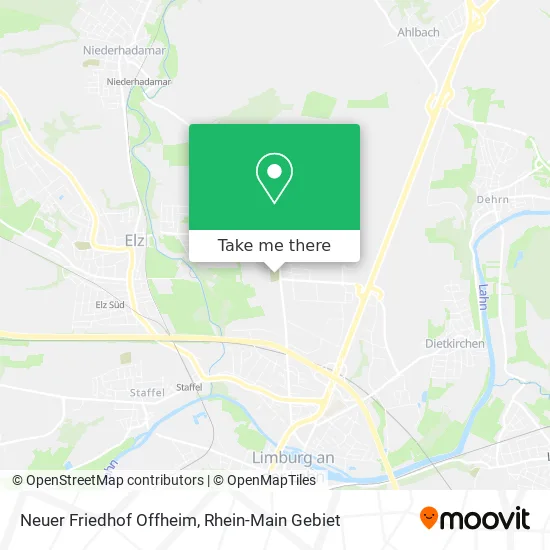 Карта Neuer Friedhof Offheim