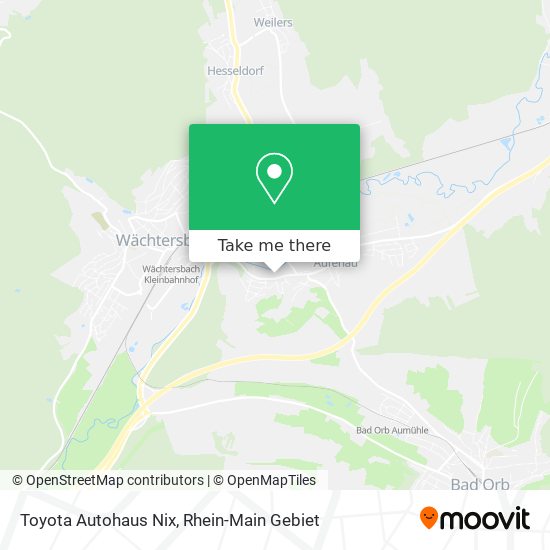 Toyota Autohaus Nix map