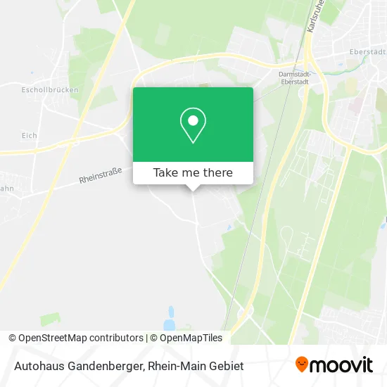 Карта Autohaus Gandenberger