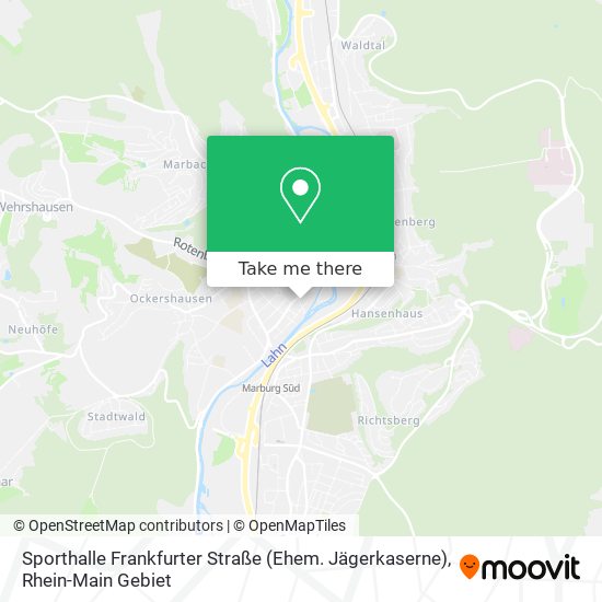 Sporthalle Frankfurter Straße (Ehem. Jägerkaserne) map