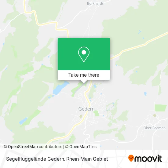 Карта Segelfluggelände Gedern