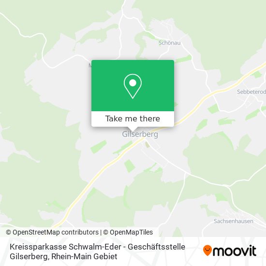 Kreissparkasse Schwalm-Eder - Geschäftsstelle Gilserberg map