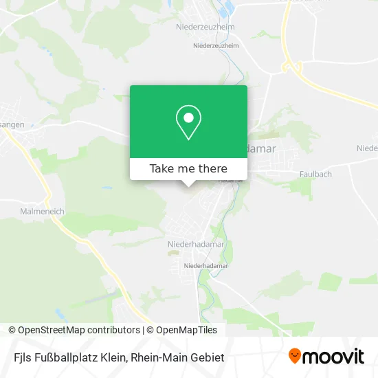Карта Fjls Fußballplatz Klein