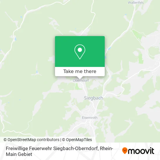 Карта Freiwillige Feuerwehr Siegbach-Oberndorf