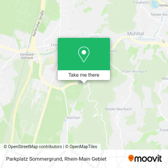 Карта Parkplatz Sommergrund
