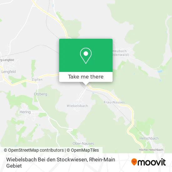 Карта Wiebelsbach Bei den Stockwiesen