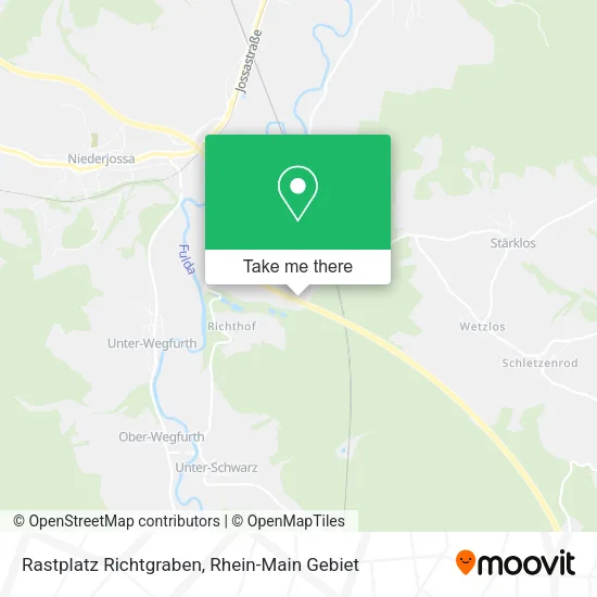 Карта Rastplatz Richtgraben
