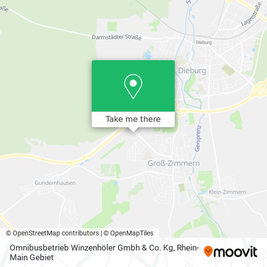 Omnibusbetrieb Winzenhöler Gmbh & Co. Kg map
