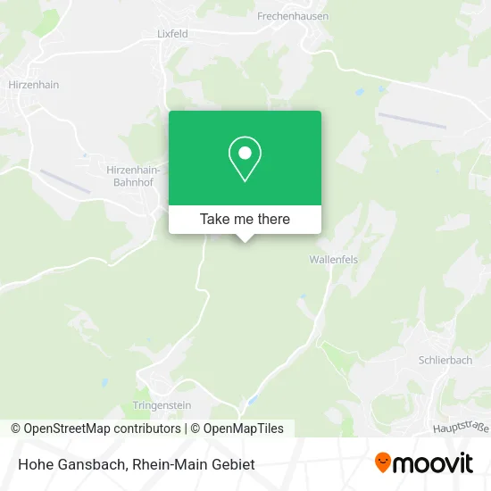 Карта Hohe Gansbach