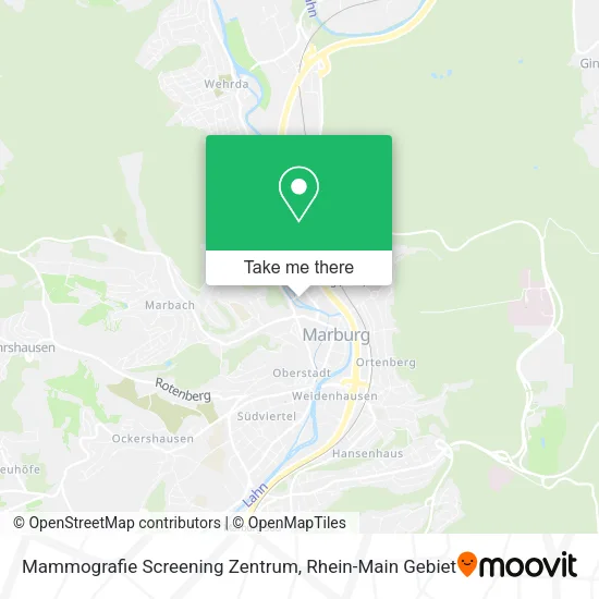 Карта Mammografie Screening Zentrum