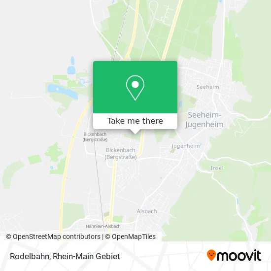 Карта Rodelbahn