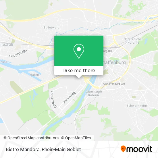 Карта Bistro Mandora