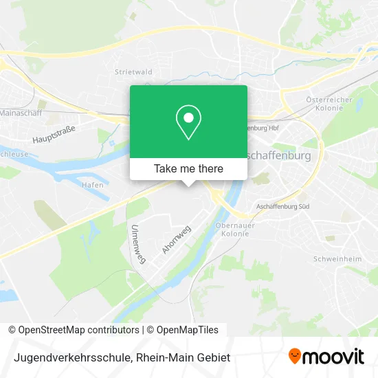 Карта Jugendverkehrsschule