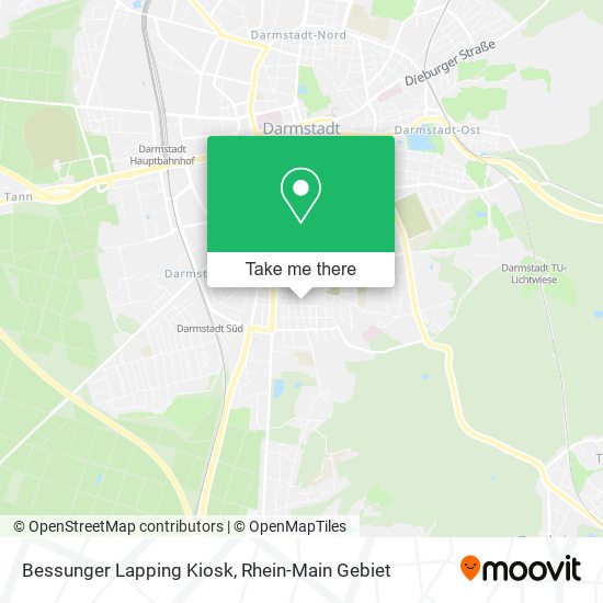 Bessunger Lapping Kiosk map