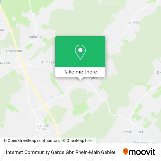 Internet Community Gerds Gbr map