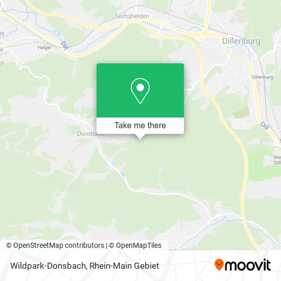 Карта Wildpark-Donsbach