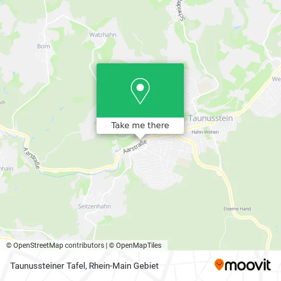 Карта Taunussteiner Tafel