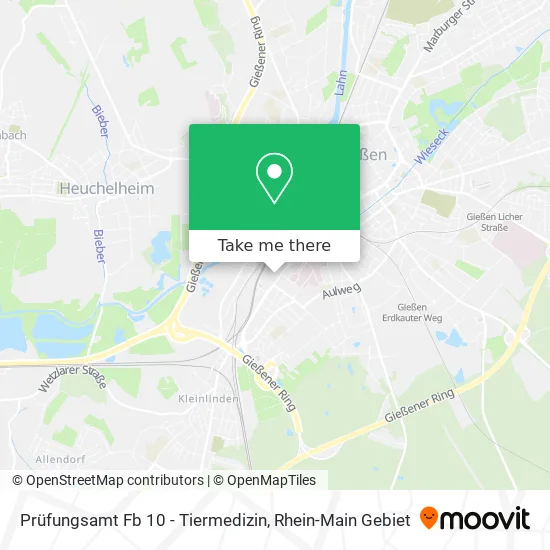 Карта Prüfungsamt Fb 10 - Tiermedizin