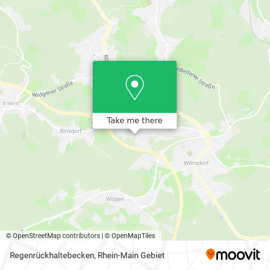 Карта Regenrückhaltebecken