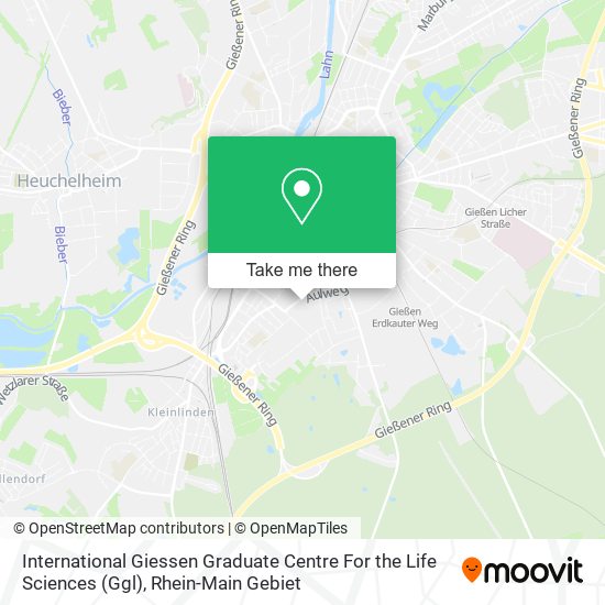 International Giessen Graduate Centre For the Life Sciences (Ggl) map