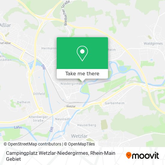 Campingplatz Wetzlar-Niedergirmes map