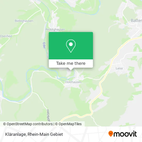 Карта Kläranlage