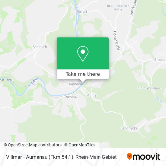Villmar - Aumenau (Fkm 54,1) map