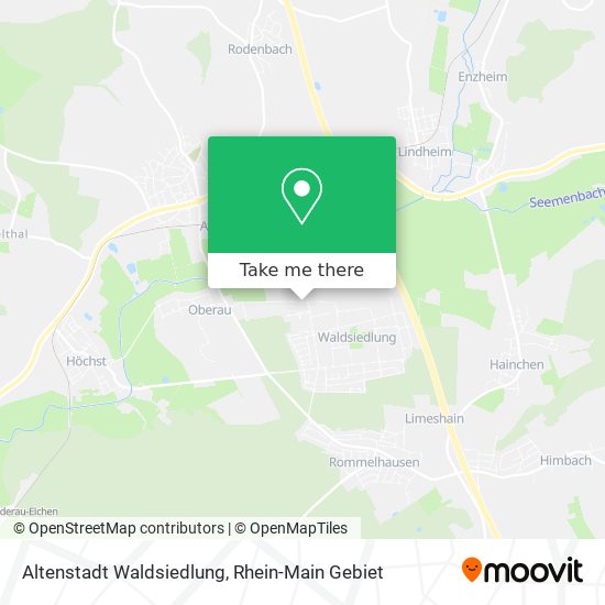 Altenstadt Waldsiedlung map