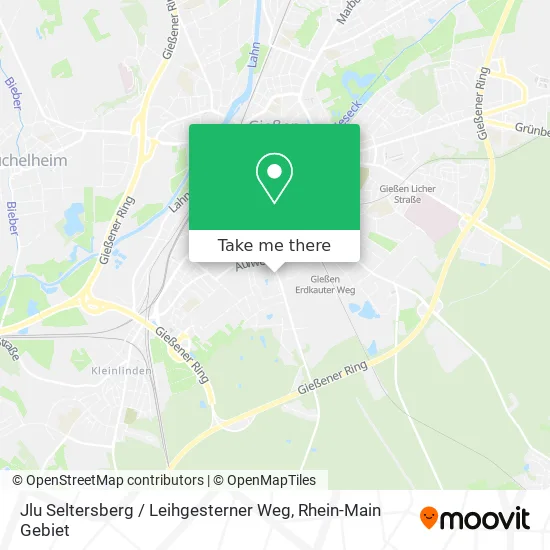 Карта Jlu Seltersberg / Leihgesterner Weg
