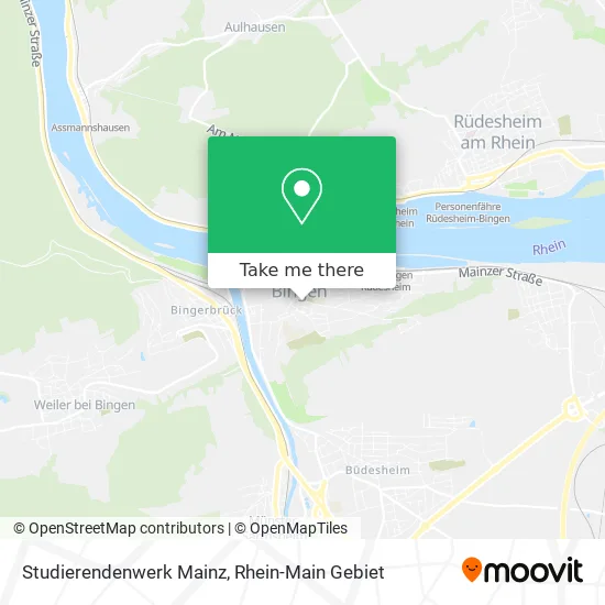 Карта Studierendenwerk Mainz