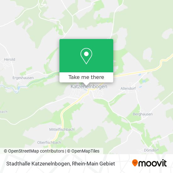 Stadthalle Katzenelnbogen map