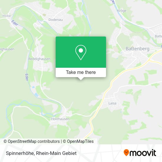 Карта Spinnerhöhe