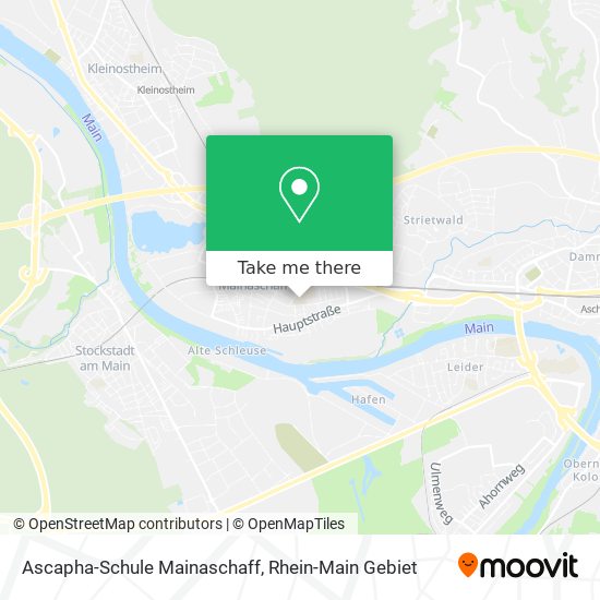 Карта Ascapha-Schule Mainaschaff