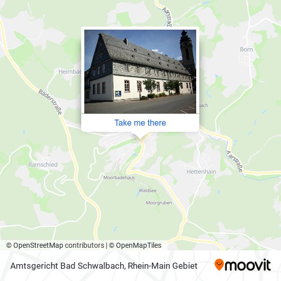 Карта Amtsgericht Bad Schwalbach