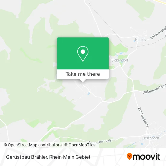 Карта Gerüstbau Brähler