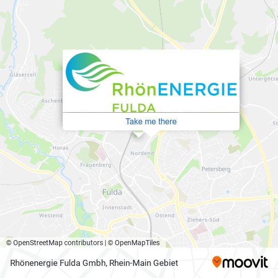 Rhönenergie Fulda Gmbh map