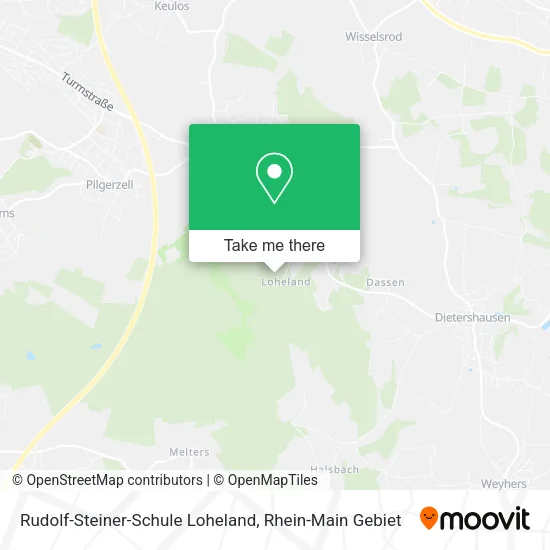 Карта Rudolf-Steiner-Schule Loheland